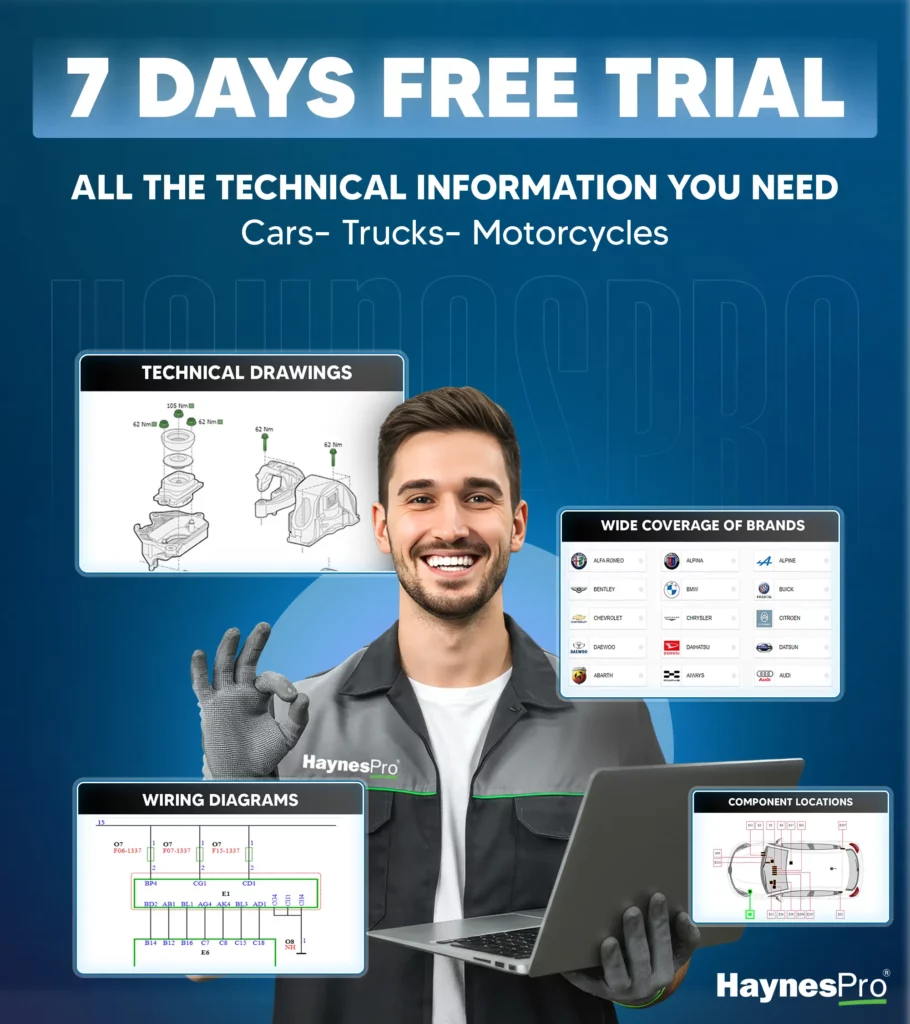 HaynesPro workshopdata Technical Data - Try it today for free