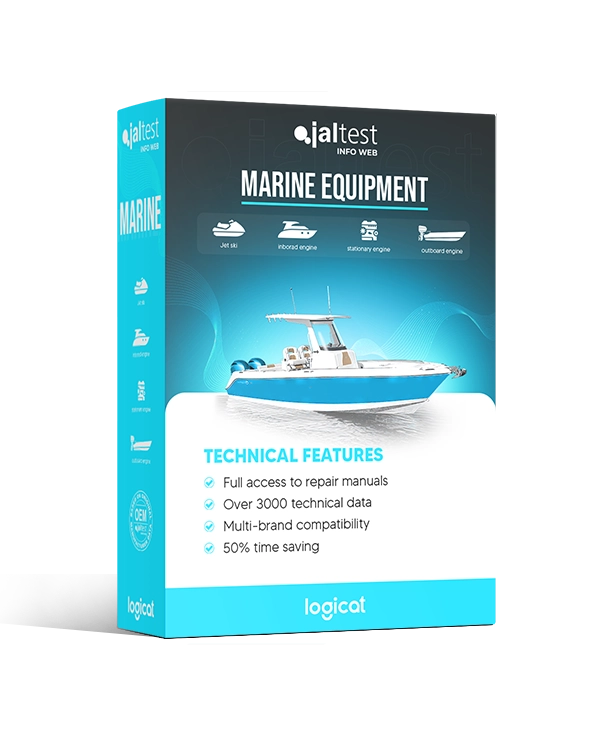 Marine engine technical data software
