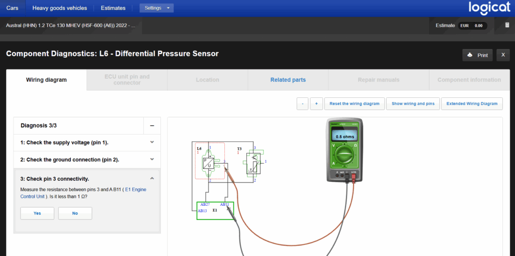 Differential Pressure sensor haynespro