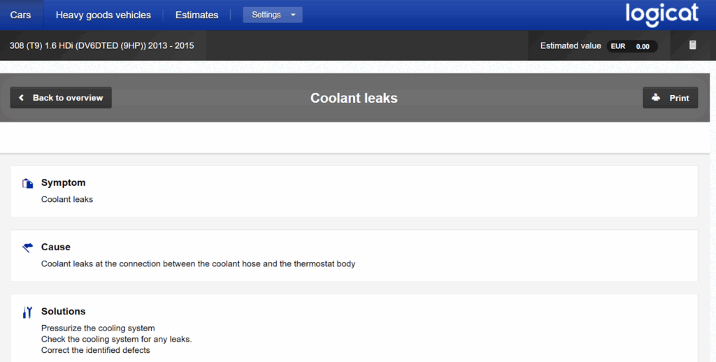 Engine Cooling System: Detecting Leaks and Overheating with smartcase HaynesPro